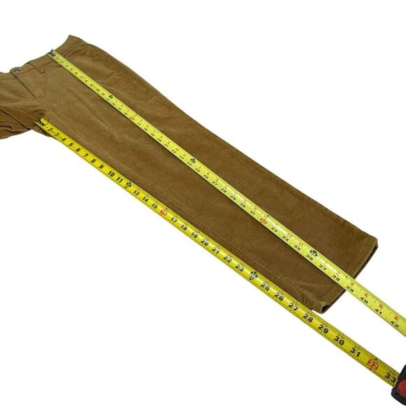 J. Crew Factory Corduroy full-length essential straight pant Brown 29 Academia - Picture 9 of 10